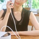 lavie　脱毛　フェイスをケアしている女性の画像